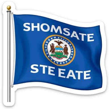 can you make me a emoji for my discord server that say ShoMeState Rp sticker