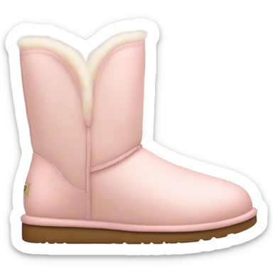 Light pink slip on uggs sticker