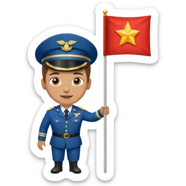 banner carrier from Parade Marchers sticker