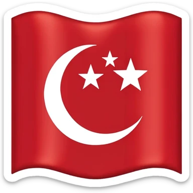 Flag of the ottoman empire sticker