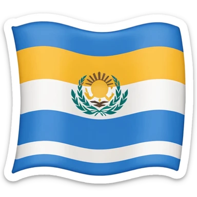 Hazme un emoji con la bandera de Baja California Sur sticker