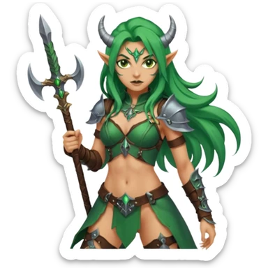 world of warcraft, demon huntress sticker