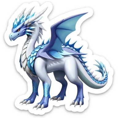 Kyurem-reshiram-dialga-suicune-hybrid, full body sticker