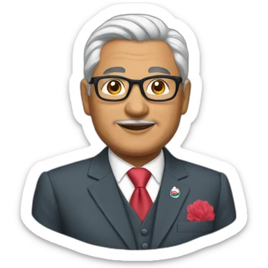 Prime minister of nepal sticker