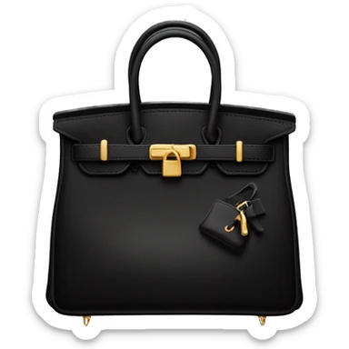 Birkin bag black one  sticker