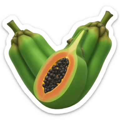 Papayas  sticker