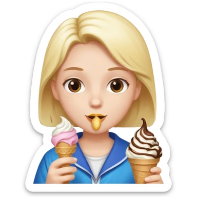 Only Icecream 5 bond mix mage in professional look sticker