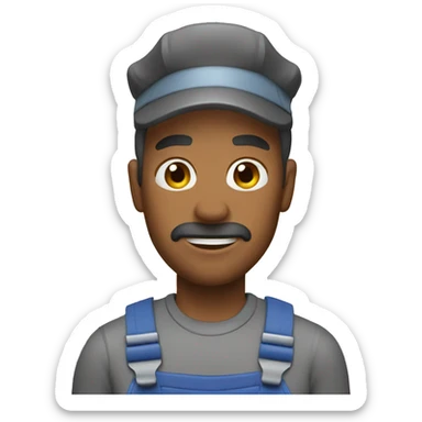 Janitor with jam sticker