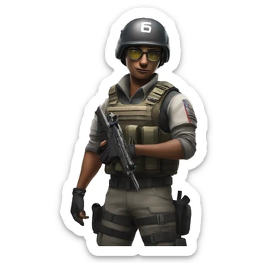 rainbow six siege ash  sticker