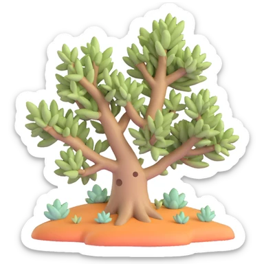 Make the sagebrush (шалфей дубравный) more volumetric with added depth, shadows, and light accents in a 3D iOS style. Maintain a transparent background. sticker