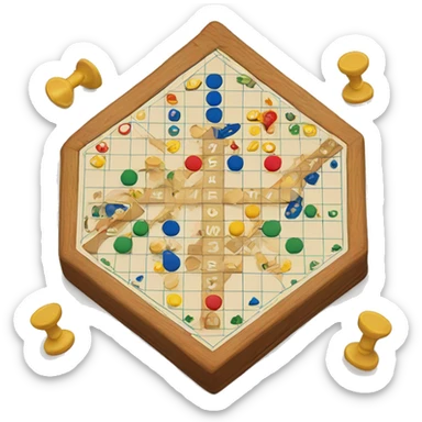 cuatro playing parchis sticker