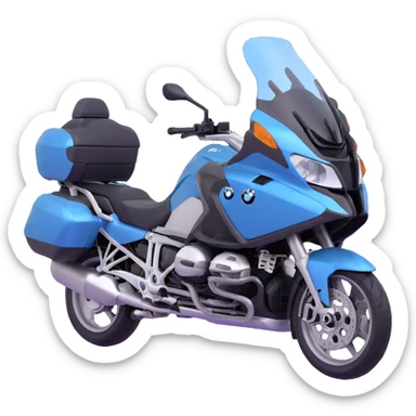 BMW R 1200 RT touring motorcycle sticker