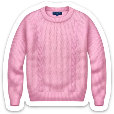 Preppy coquett cozy pink sticker