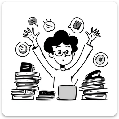 organizing workspace office sticker