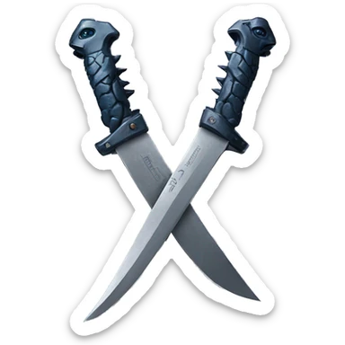 Pacific rim kaiju knife head  sticker