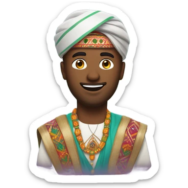 Mr beast Indian  sticker