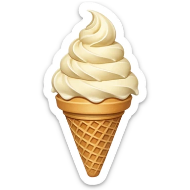 Ice cream cone sticker