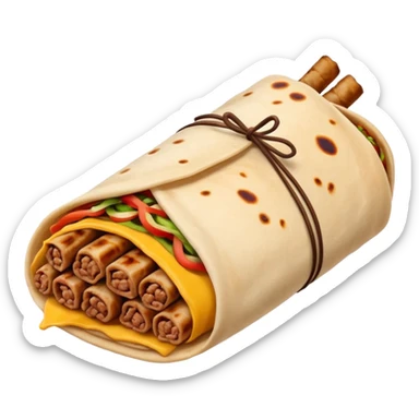 small shawarma sticker