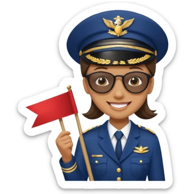 banner carrier from the Parade Marchers sticker