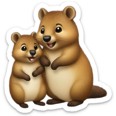 Happy-couple-quokka sticker