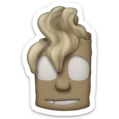 Joint avec de la fumée sticker