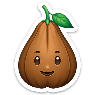 Trevo de quatro folhas com boi no meio sticker