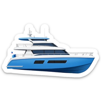 a lagoon SIXTY 7 power catamaran with no wording on it facing to the right  sticker