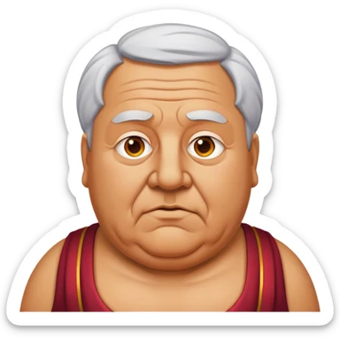 Fat Grandad Roman sticker