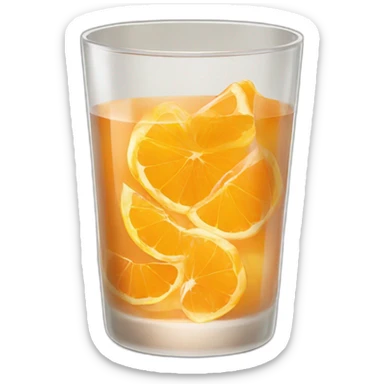 A glass of marmalade  sticker