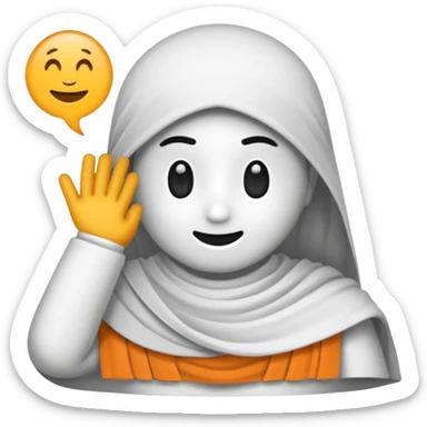 make it just have a saying  in hind sticker