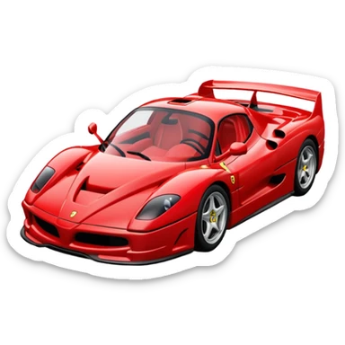 ferrari f50 sticker