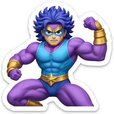 J’aimerais que tu me crées un emoji sur star Platinum dans jojo bizarre Adventure sticker