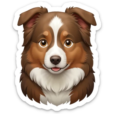 Australian shepherd without tail sticker