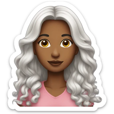 Beautiful girl in Canada sticker