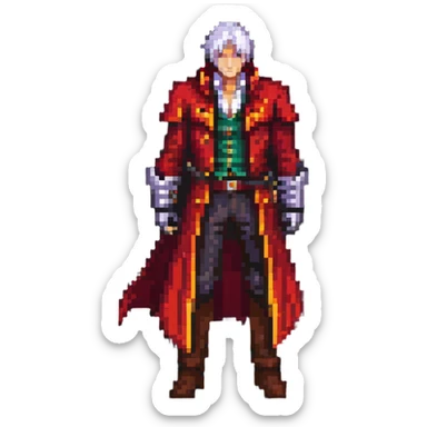 Dante Sparda from Devil May Cry sticker