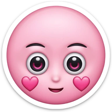 I need the eye roll emoji but add some hearts to make it lovely. Almost like a playful eye roll. Make sure it is rolling its eyes like this emoji 🙄 sticker