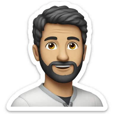 Aza Raskin, Co-Founder of Center for Humane Technology, white male with dark brown very short hair, short scruff and beard sticker