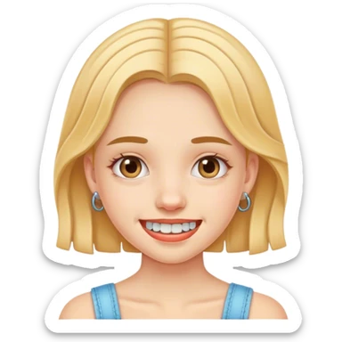 Braces on my sis sticker