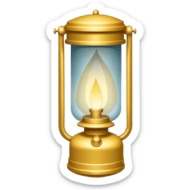 Lanterna flutuante pequena, de papel translúcido, formato retangular/cilíndrico alongado, aberta em cima e embaixo, com luz dourada suave interna, sem alça, sem metal, sem decoração. sticker