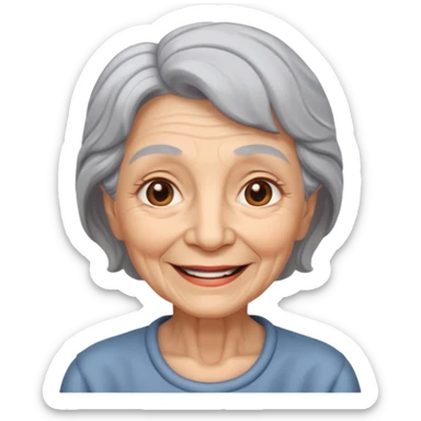 oldwoman sticker