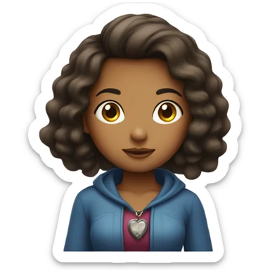 A girl with a hourglass body sticker