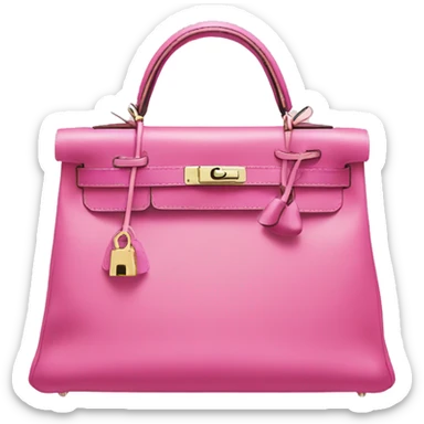 Pink hermes Kelly sticker
