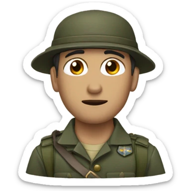 soldado usares de junin sticker