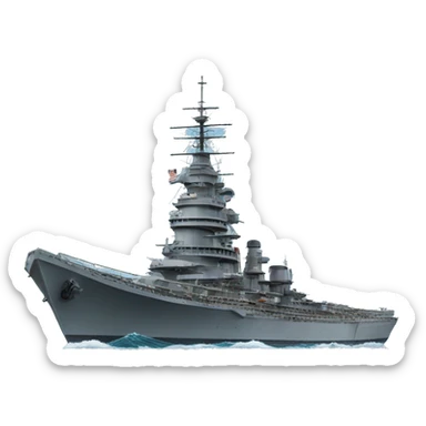 Battleship sticker