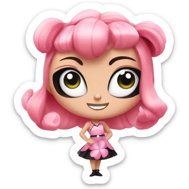 Blossom powerpuff girls sticker