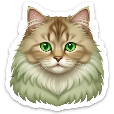 Siberian cat sticker