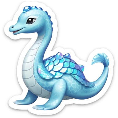 Meloetta-Lapras-Amaura-Pokémon-Fakémon-fusion-hybrid-creature sticker