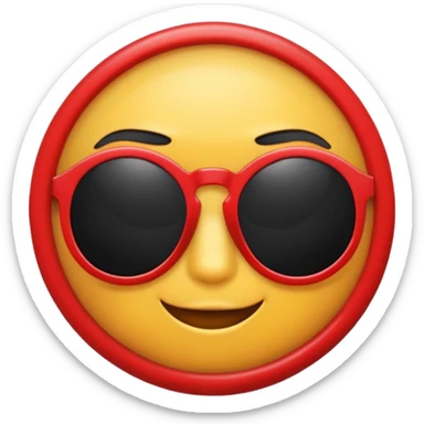 🔴+🕶️ sticker