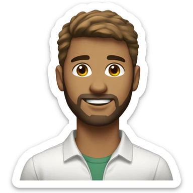 Center for Humane Technology Executive, Tristan Harris, white male with brown short hair and scruff sticker