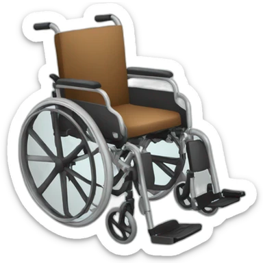 Chat fauteuil roulant sticker